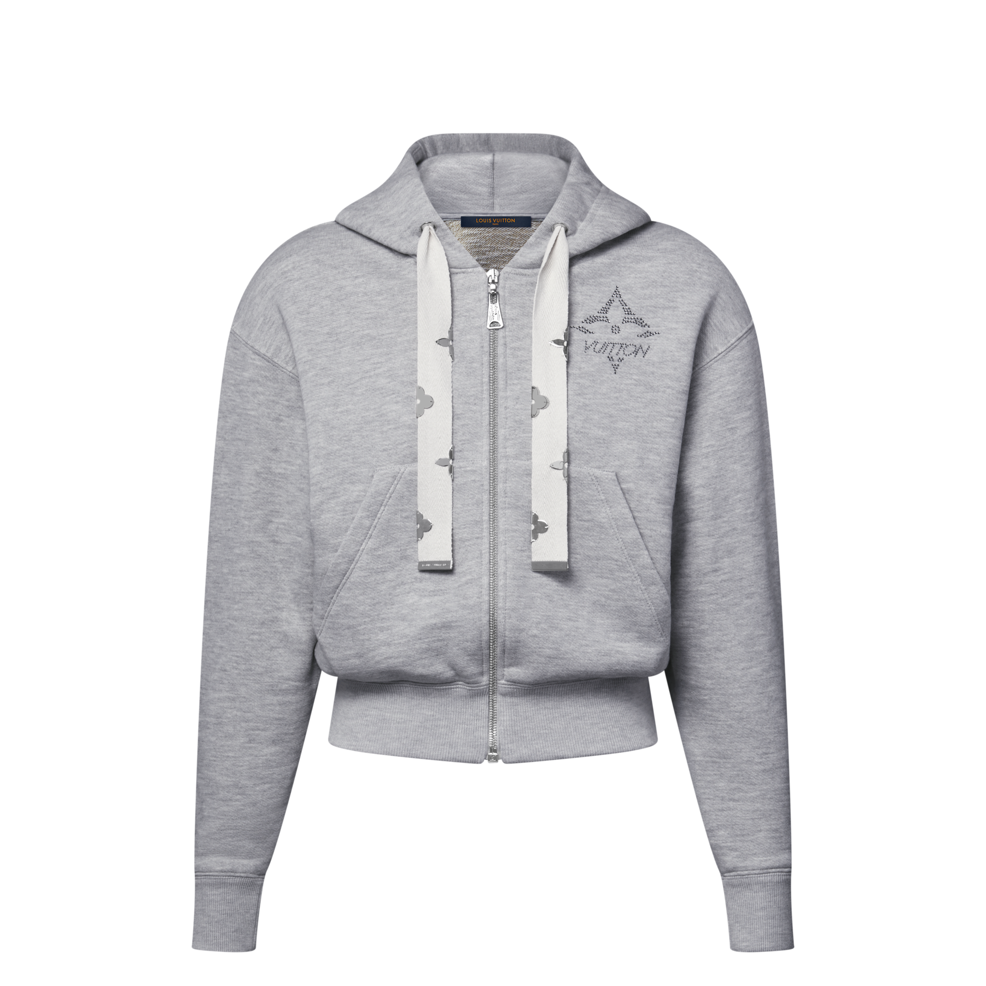 Monogram Flower Accent Hoodie  in Women
