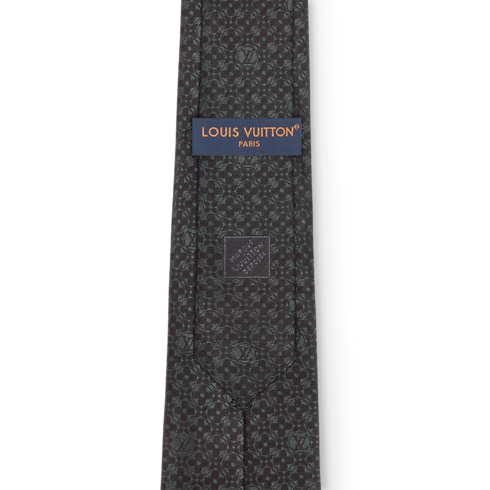 Monogram Flower Tie back view