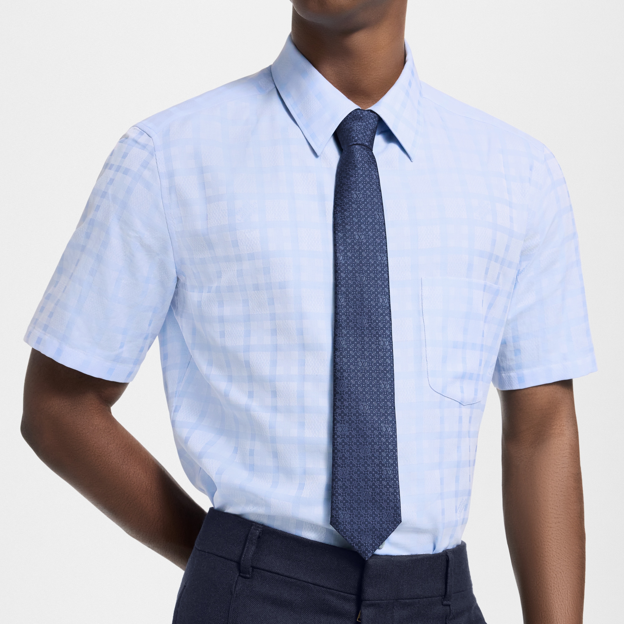 Monogram Flower Tie . in Men