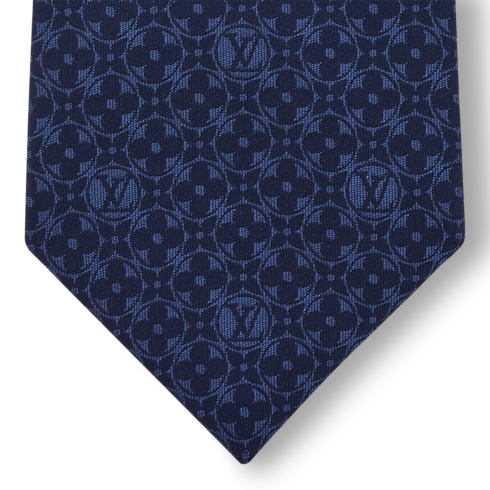 Monogram Flower Tie detail view