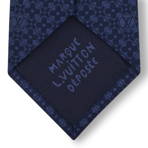 Monogram Flower Tie other view