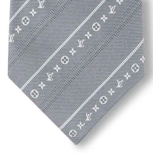 Monogram Flowstripes Tie . in Men's Accessories Winter Textile collections by Louis Vuitton (Product zoom)