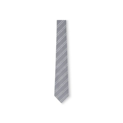 Monogram Flowstripes Tie . in Men's Accessories Winter Textile collections by Louis Vuitton (Product zoom)
