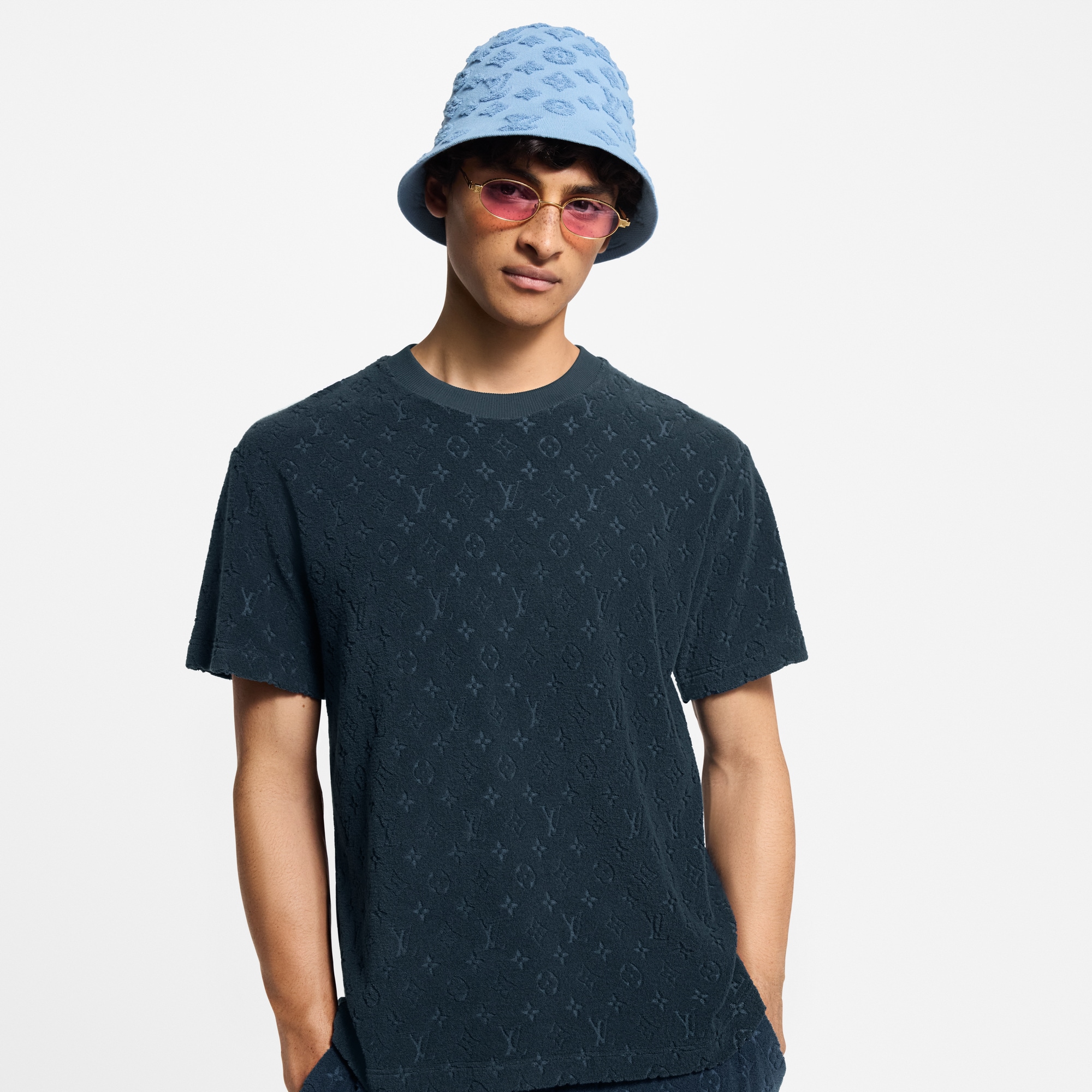 Monogram French Terry T-Shirt  in Men