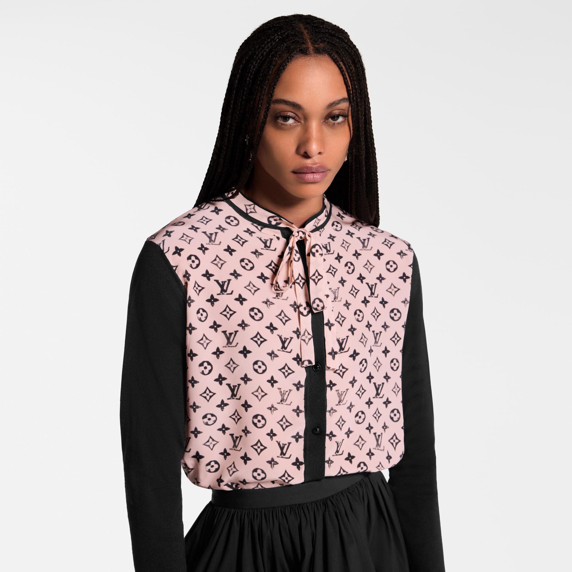 Monogram Front Cardigan  in Women