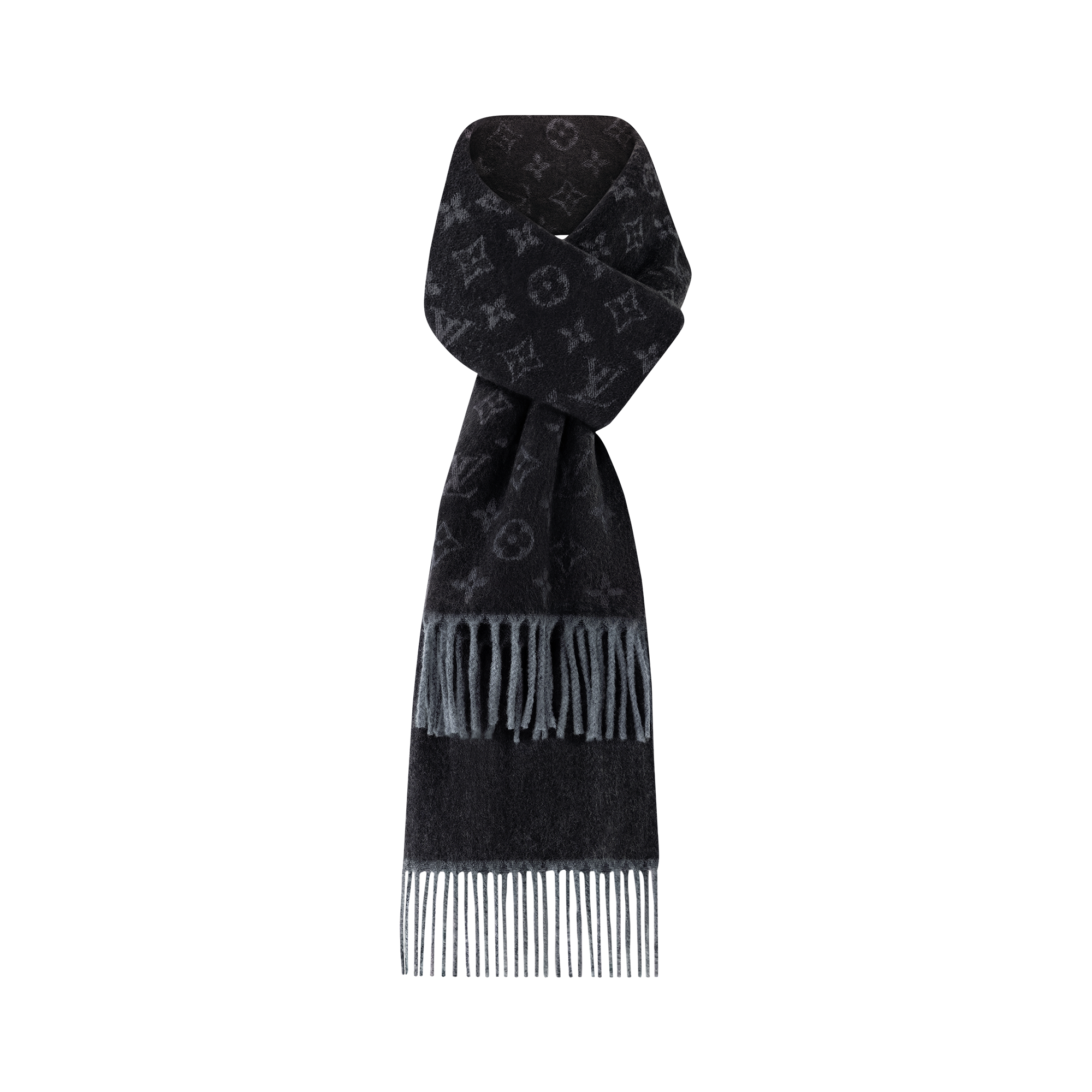 Monogram Gradient Scarf . in Men