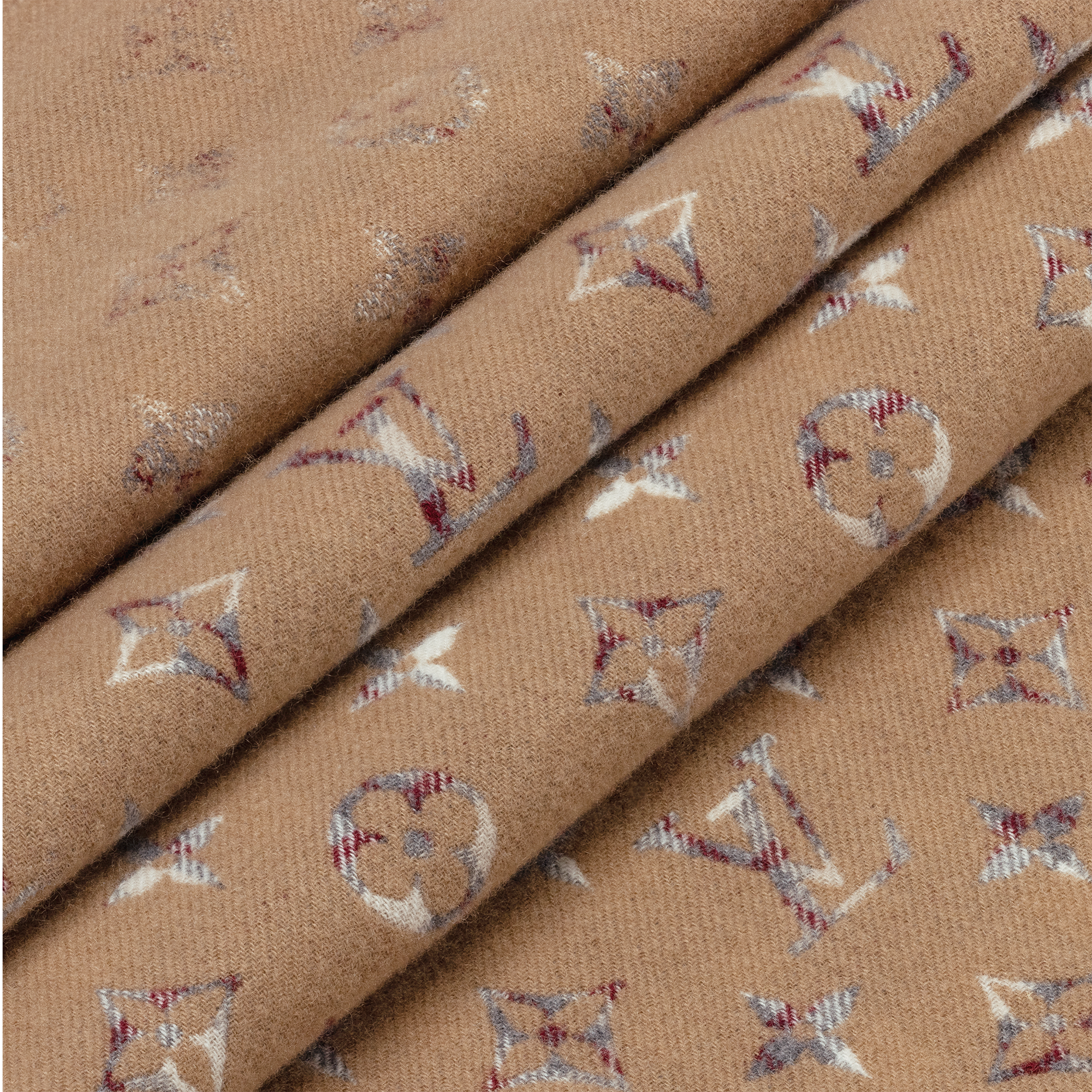 Monogram Gradient Tartan Scarf . in Men