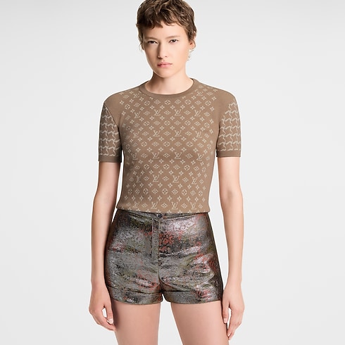 Monogram Honeycomb Knit Top in Women's Ready-to-Wear Tops collections by Louis Vuitton (Product zoom)