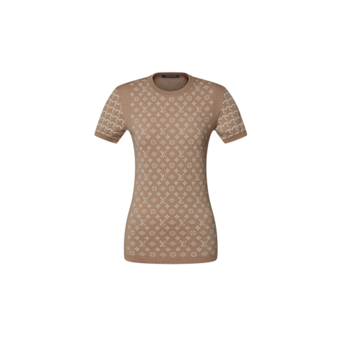Monogram Honeycomb Knit Top in Women's Ready-to-Wear Tops collections by Louis Vuitton (Product zoom)