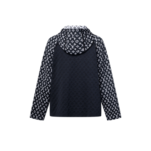 Monogram Jacquard Knit Hoodie in Women's Ready-to-Wear Knitwear collections by Louis Vuitton (Product zoom)