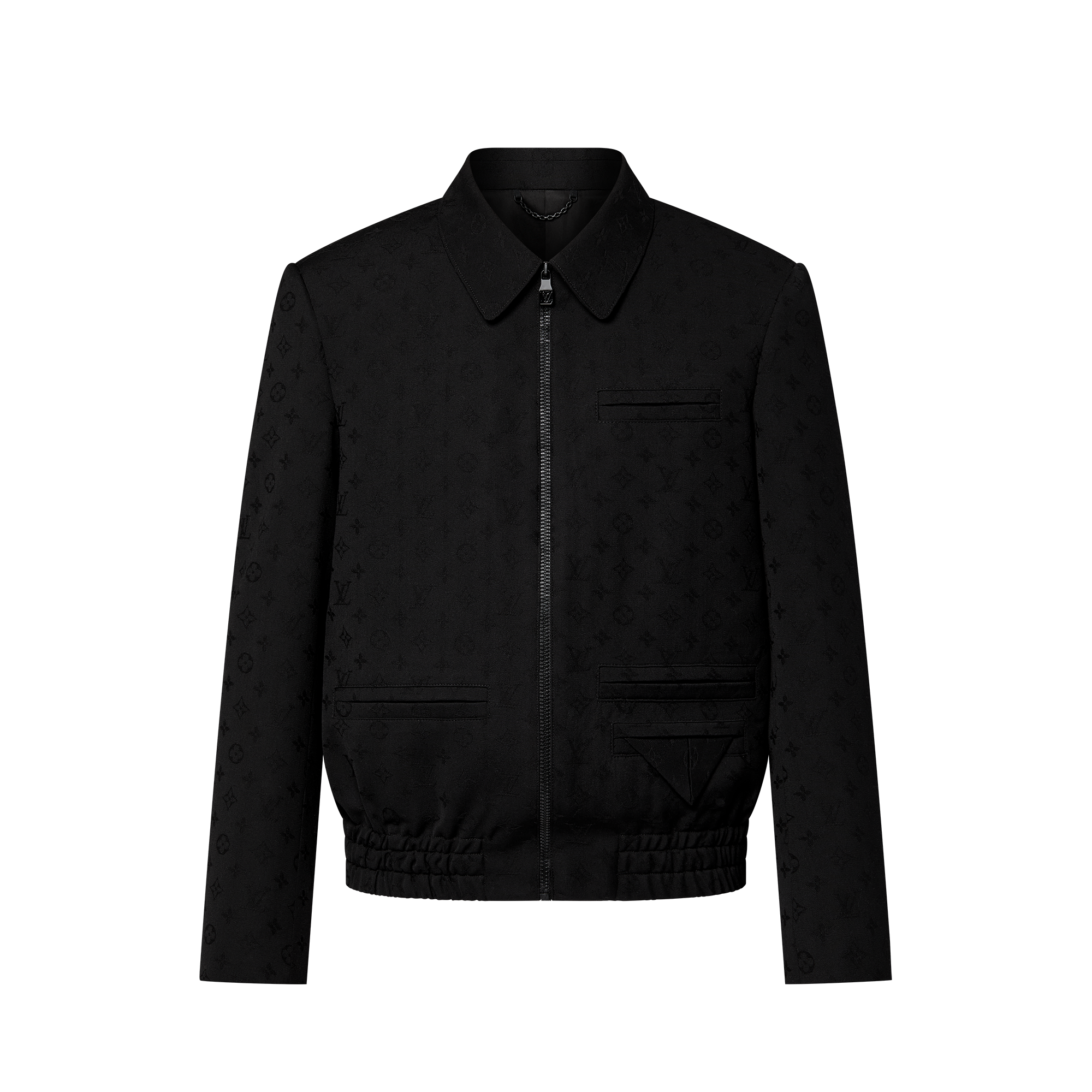 Monogram Jacquard Wool Jet Pocket Blouson  in Men