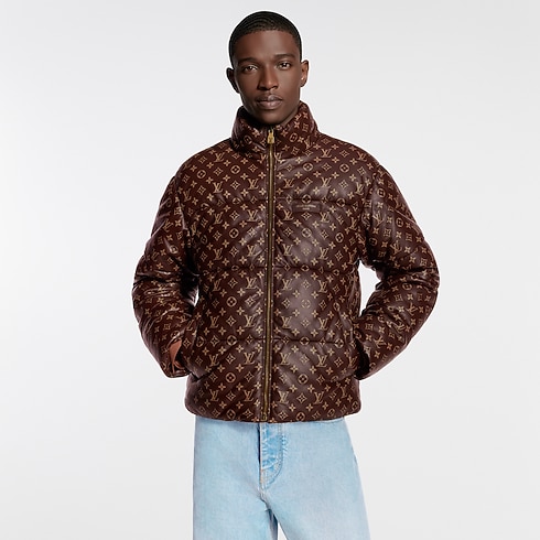 Monogram Leather Puffer Jacket in Men's Ready-to-Wear Outerwear and Coats collections by Louis Vuitton (Product zoom)