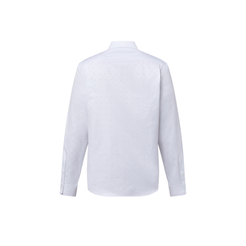 Monogram Long-Sleeved Cotton Shirt in Men's Ready-to-Wear Shirts collections by Louis Vuitton (Product zoom)