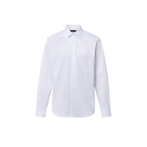 Monogram Long-Sleeved Cotton Shirt in Men's Ready-to-Wear Shirts collections by Louis Vuitton (Product zoom)