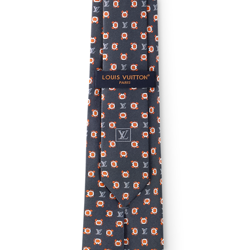 Monogram LV Crab Tie . in Men's Accessories Ties and Pocket Squares collections by Louis Vuitton (Product zoom)