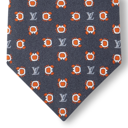 Monogram LV Crab Tie . in Men's Accessories Ties and Pocket Squares collections by Louis Vuitton (Product zoom)
