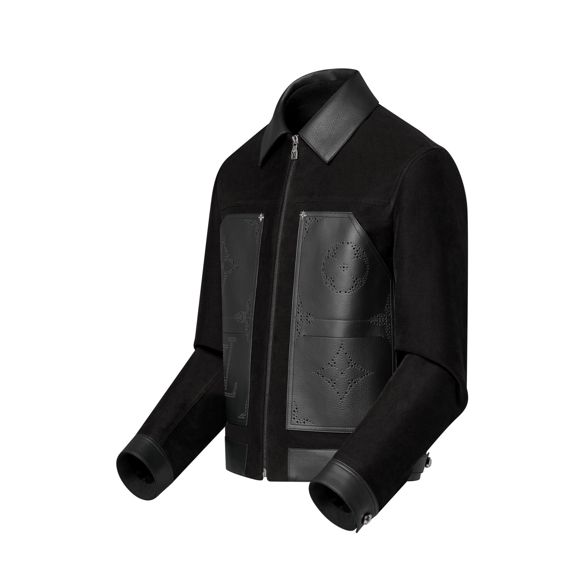 Monogram Mix Leather Workwear Blouson  in Men