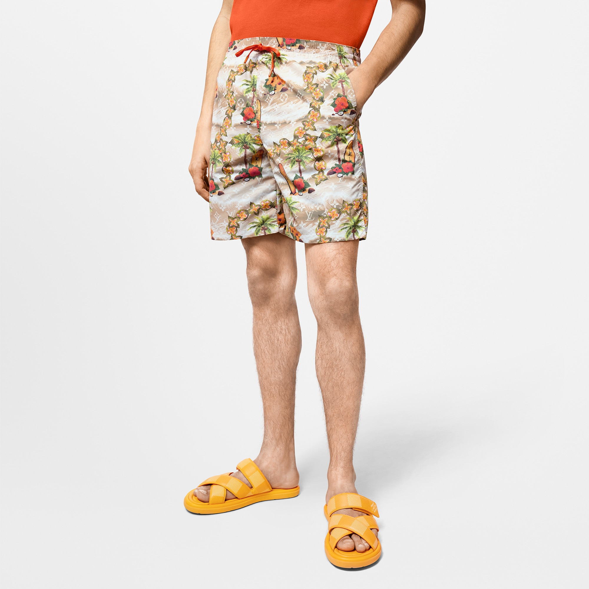Monogram Nylon Swim Shorts  in Men