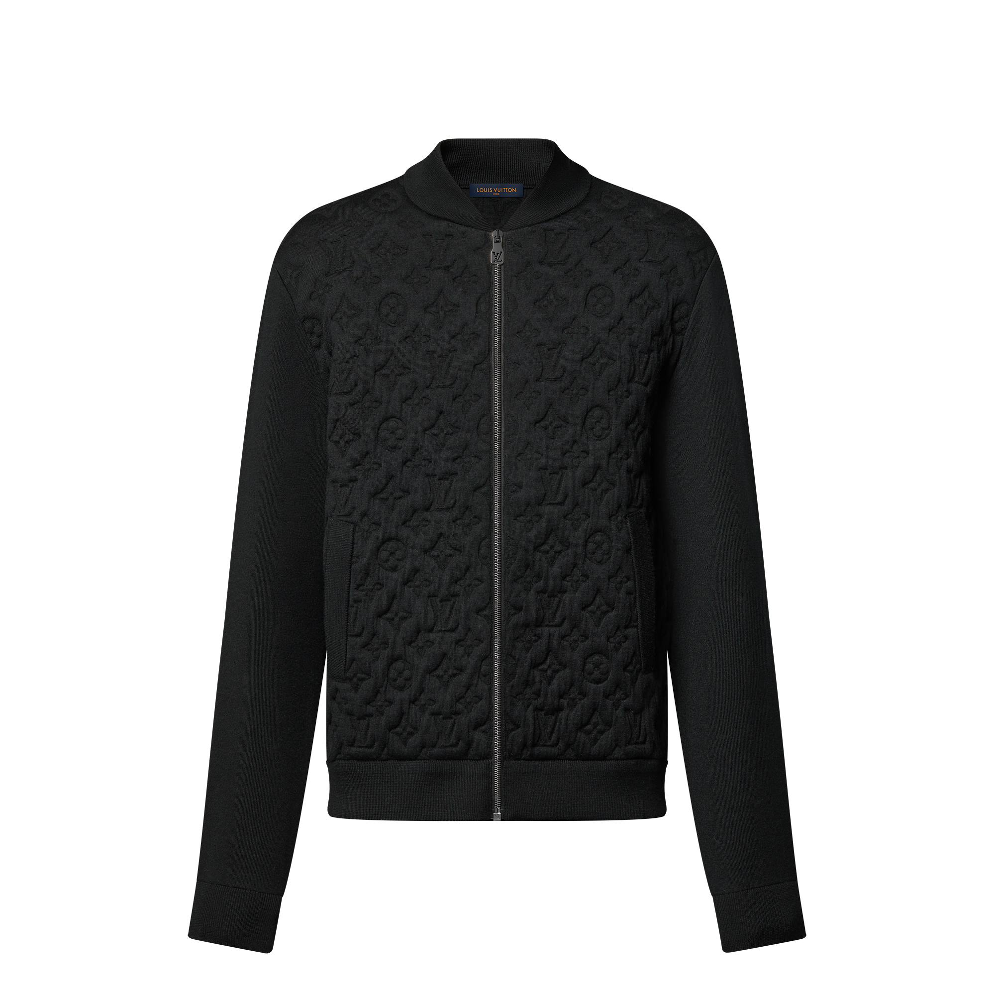 Monogram Padded Wool Blend Bomber  in New