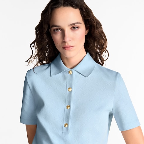 Monogram Piqué Polo Top in Women's Ready-to-Wear Tops collections by Louis Vuitton (Product zoom)