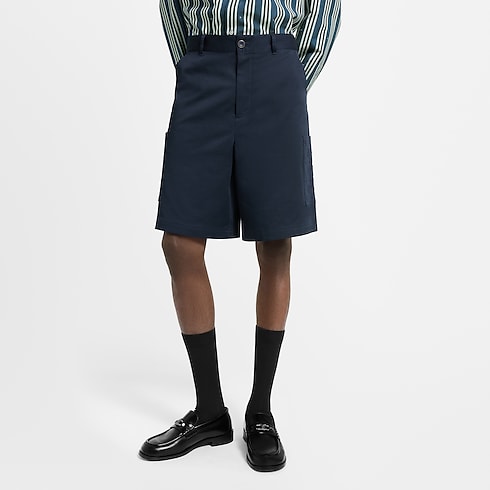 Monogram Pocket Cargo Shorts in Men's Ready-to-Wear Pants collections by Louis Vuitton (Product zoom)