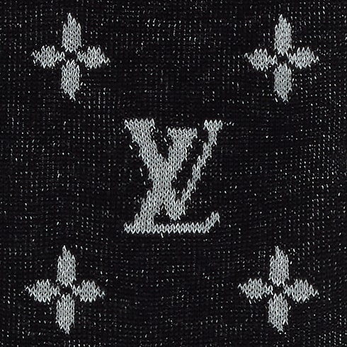Monogram Reflective Socks . in Men's Accessories Hats, Beanies and Gloves collections by Louis Vuitton (Product zoom)