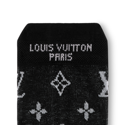 Monogram Reflective Socks . in Men's Accessories Hats, Beanies and Gloves collections by Louis Vuitton (Product zoom)