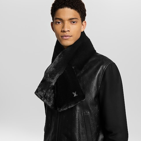 Monogram Reverse Fur Scarf . in Men's Accessories Scarves for Men collections by Louis Vuitton (Product zoom)