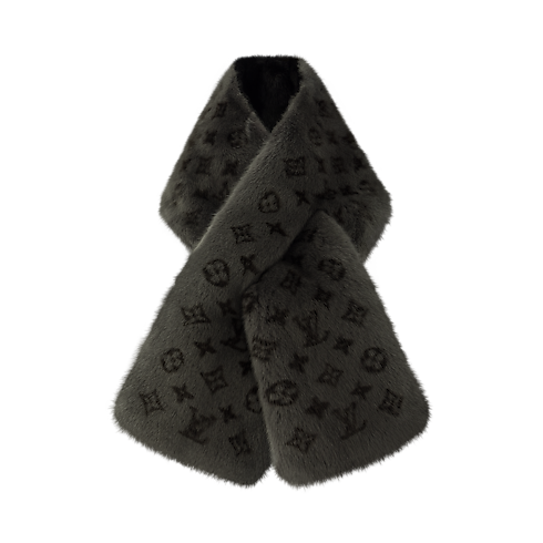Monogram Reverse Fur Scarf . in Men's Accessories Scarves for Men collections by Louis Vuitton (Product zoom)