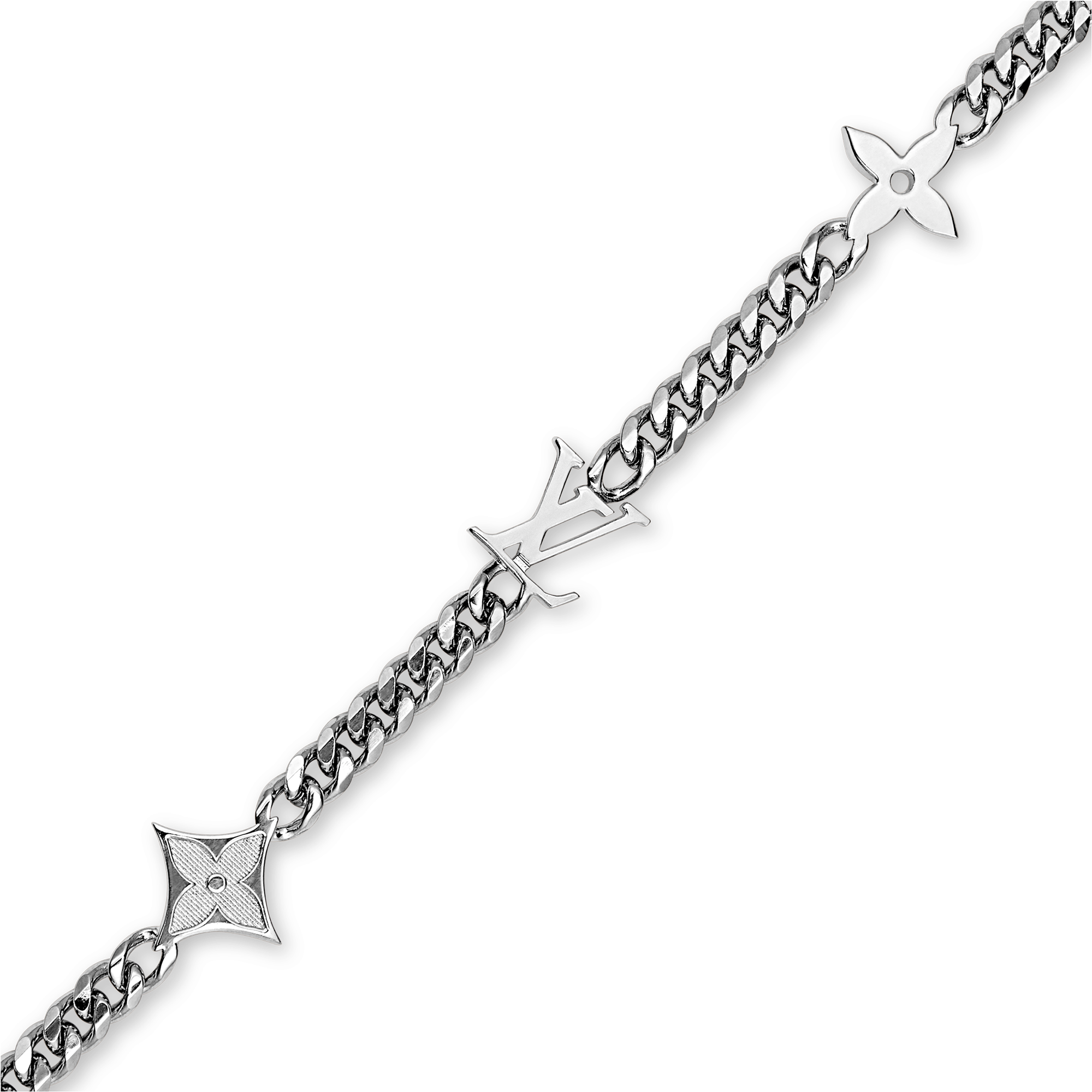 Monogram Row Necklace . in Men