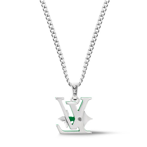 Monogram Row Pendant . in Men's Fashion Jewellery Necklaces and Pendants collections by Louis Vuitton (Product zoom)