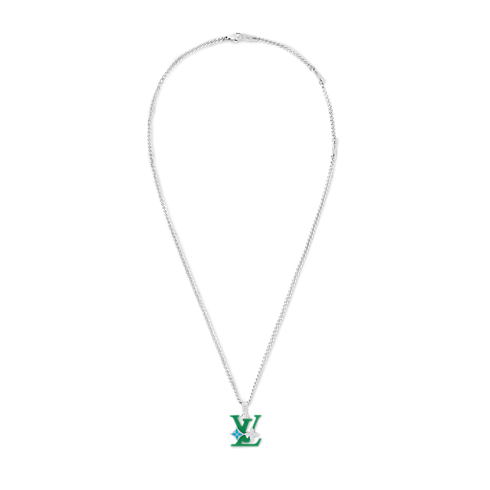 Monogram Row Pendant . in Men's Fashion Jewellery Necklaces and Pendants collections by Louis Vuitton (Product zoom)