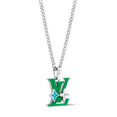 Monogram Row Pendant . in Men's Fashion Jewellery Necklaces and Pendants collections by Louis Vuitton (Product zoom)