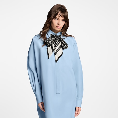Monogram Scarf Shirt Dress in Women's Ready-to-Wear Dresses collections by Louis Vuitton (Product zoom)