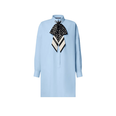 Monogram Scarf Shirt Dress in Women's Ready-to-Wear Dresses collections by Louis Vuitton (Product zoom)