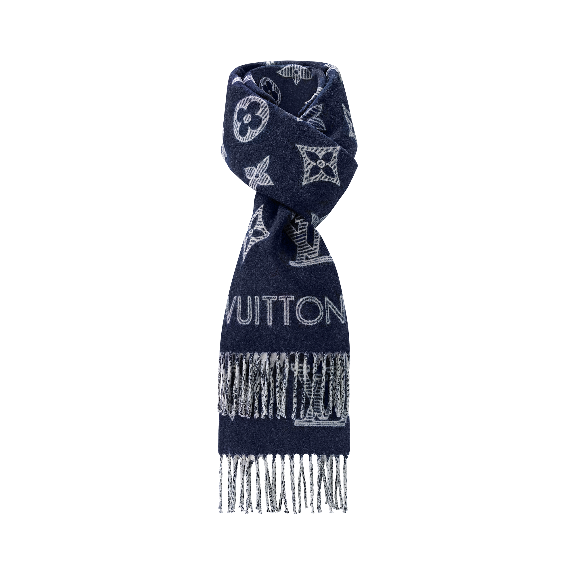 Monogram Shadow Scarf . in Men