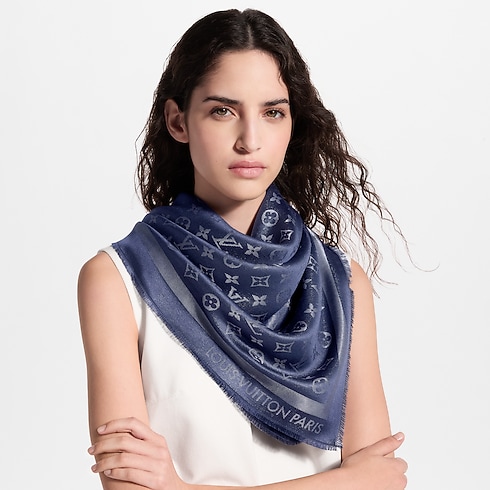 Monogram Shine Shawl . in Women's Accessories Shawls collections by Louis Vuitton (Product zoom)