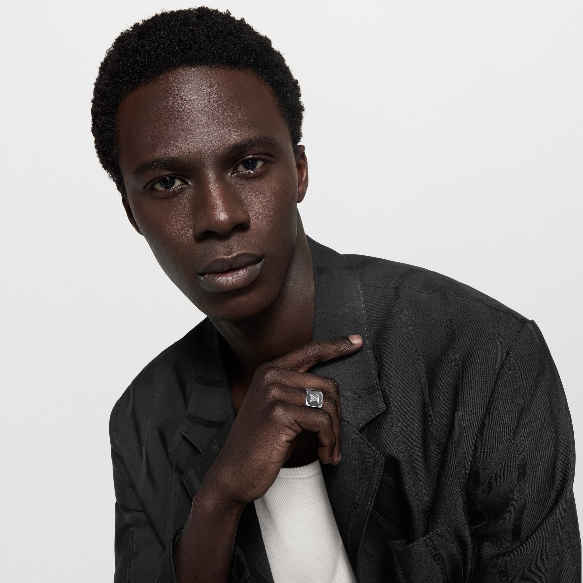 Monogram Signet Ring . in Men