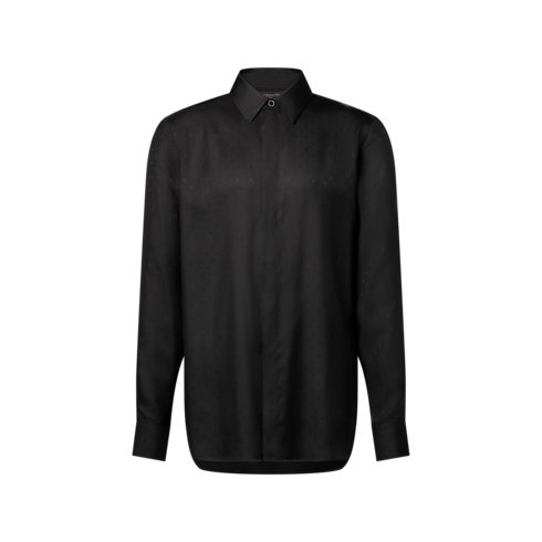 Monogram Silk Satin Long-Sleeved Shirt in Men's Ready-to-Wear Shirts collections by Louis Vuitton (Product zoom)