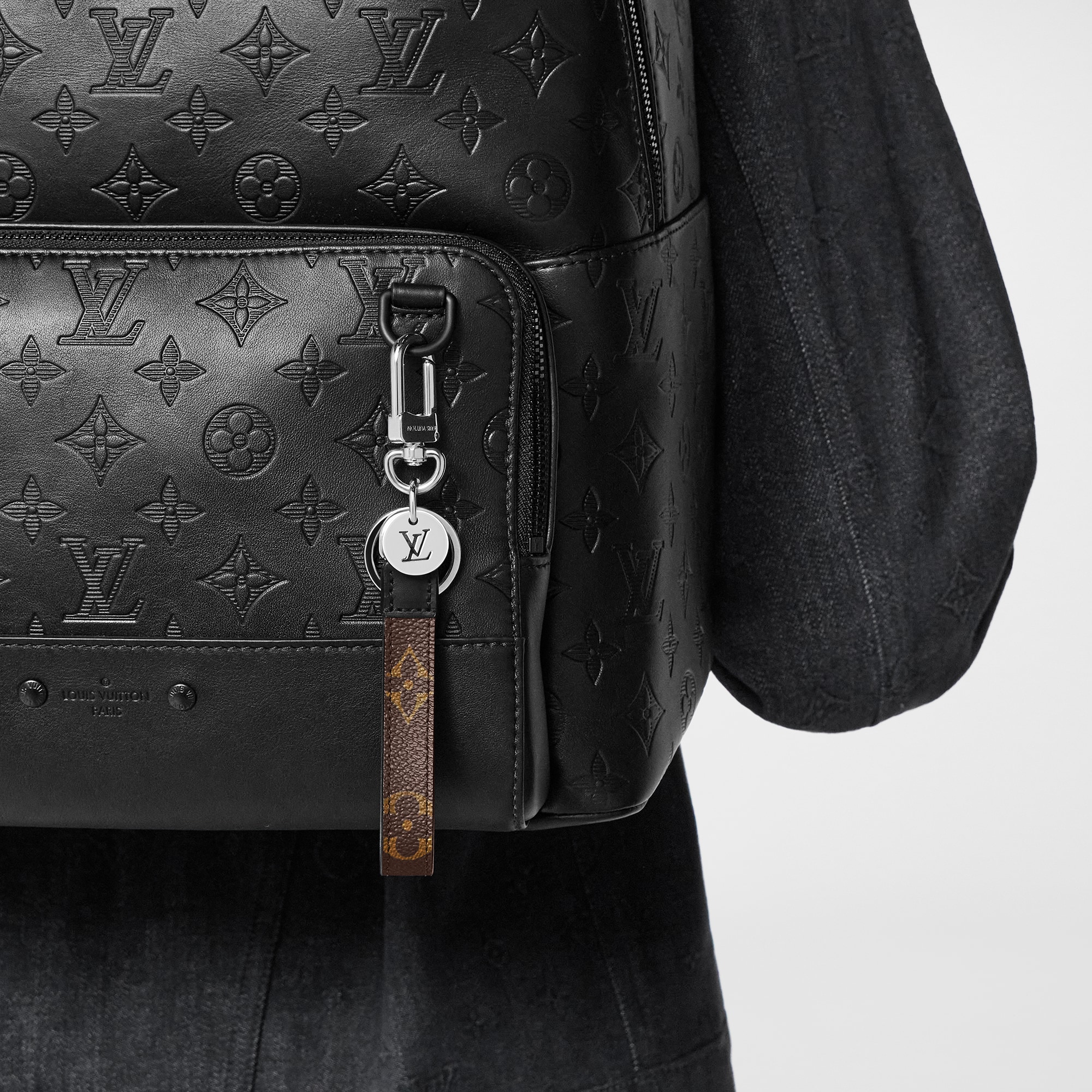 Monogram Slim Dragonne Bag Charm And Key Holder . in Men