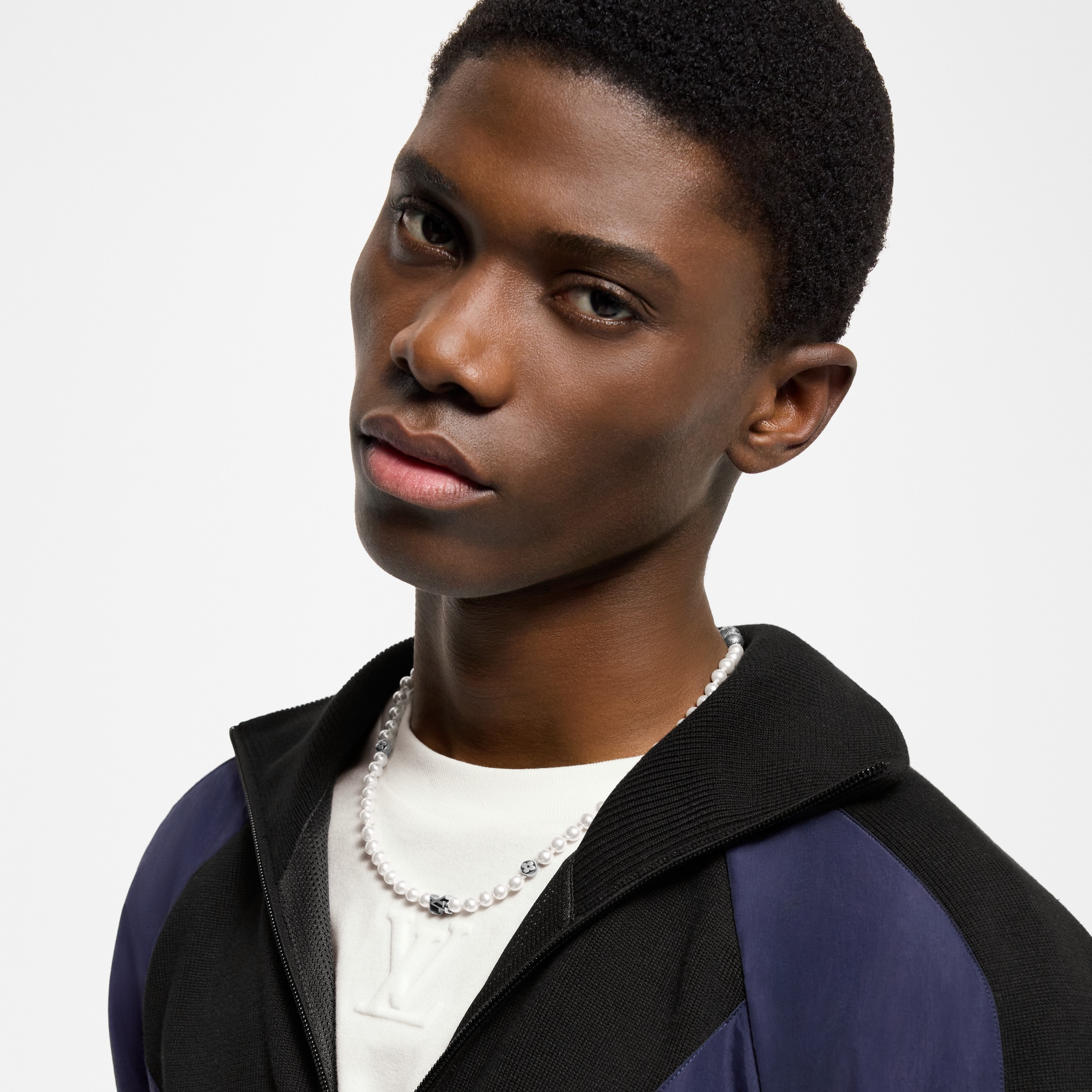 Monogram Slim Pearls Necklace . in Men