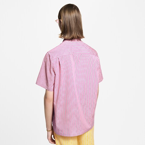 Monogram Striped Short-Sleeved Shirt in Men's Ready-to-Wear Shirts collections by Louis Vuitton (Product zoom)