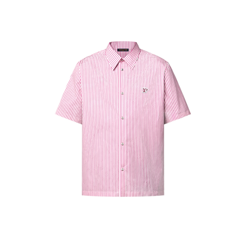 Monogram Striped Short-Sleeved Shirt in Men's Ready-to-Wear Shirts collections by Louis Vuitton (Product zoom)