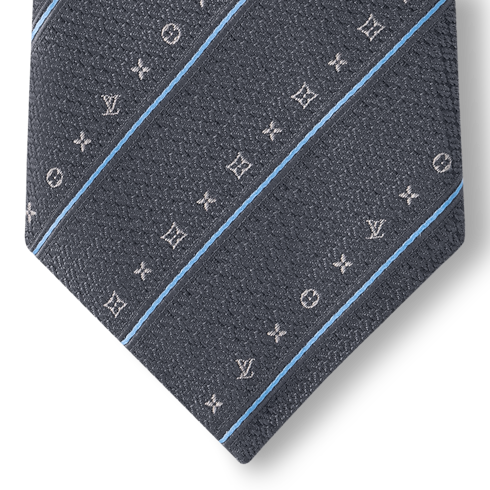 Monogram Stripes Tie . in Men's Accessories Ties and Pocket Squares collections by Louis Vuitton (Product zoom)