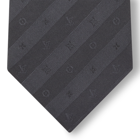 Monogram Stripy Tie . in Men's Accessories Ties and Pocket Squares collections by Louis Vuitton (Product zoom)