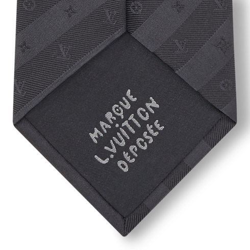 Monogram Stripy Tie . in Men's Accessories Ties and Pocket Squares collections by Louis Vuitton (Product zoom)
