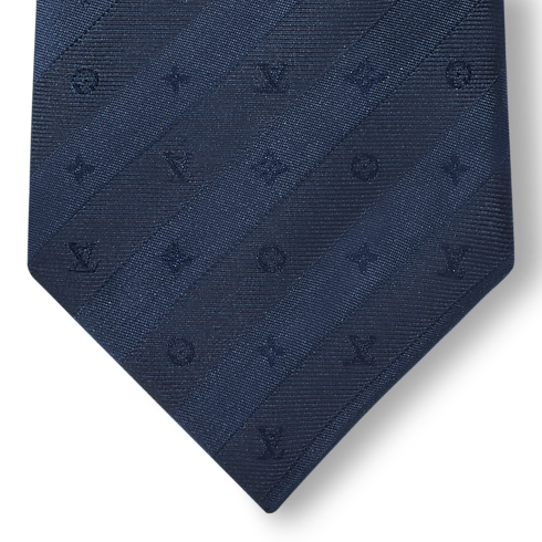 Monogram Stripy Tie . in Men's Accessories Ties and Pocket Squares collections by Louis Vuitton (Product zoom)