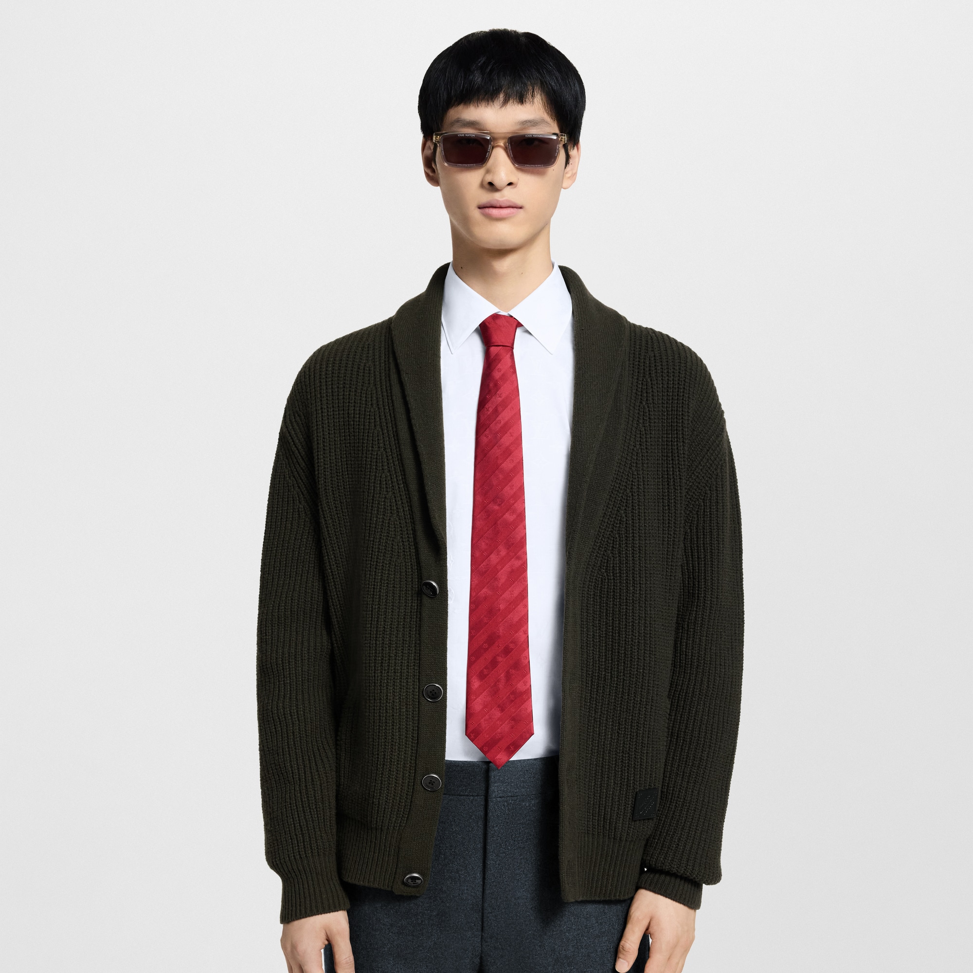 Monogram Stripy Tie . in Men