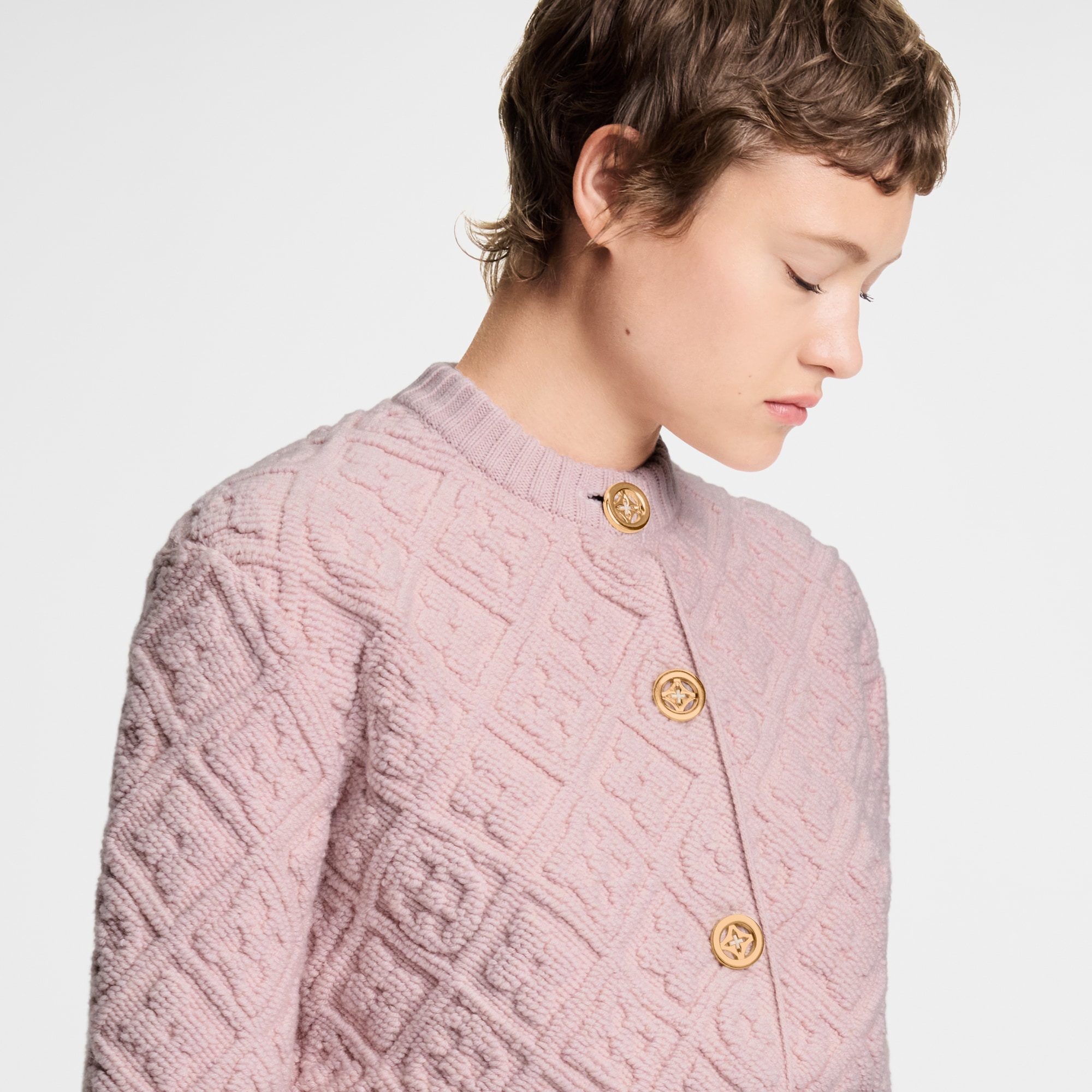 Monogram Toweling Cardigan  in Women