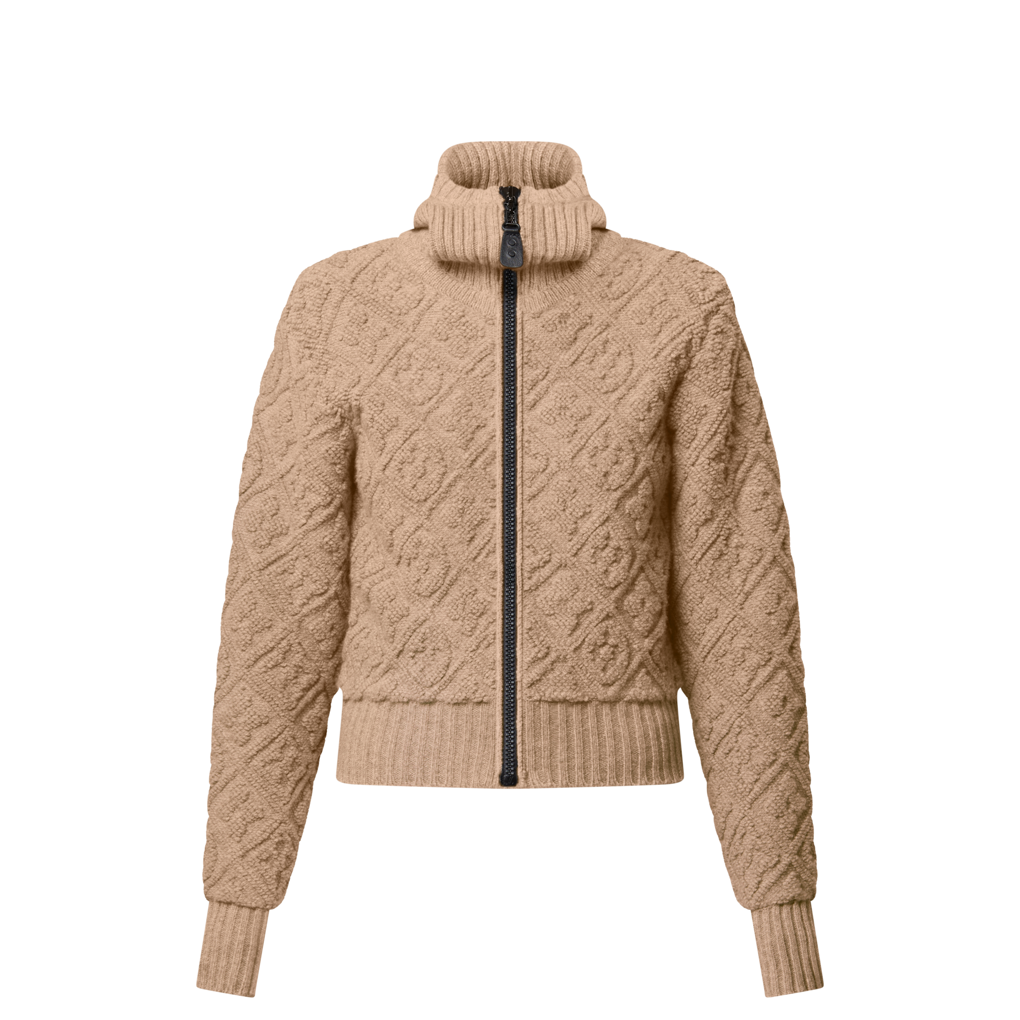 Monogram Toweling Zip-Up Hoodie  in Women